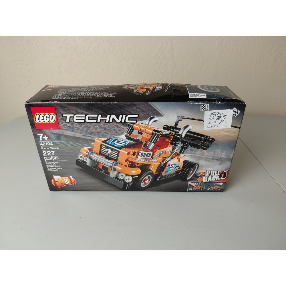 Lego Technic Race Truck 42104 Building Kit Retired Set 227 pcs